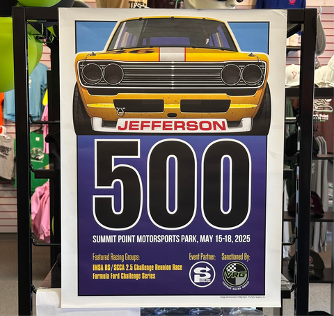 2025 Jefferson 500 Poster  18"X24"
