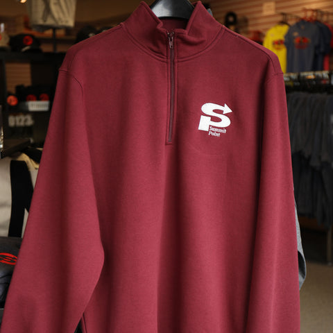 Summit Point Embroidered 1/4-Zip Fleece Sweatshirt