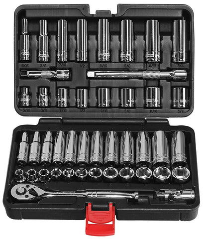 45-Piece Metric Socket Set