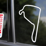 4" Summit Point Main Track Map Decal