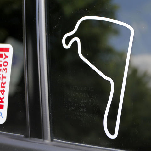 4" Summit Point Main Track Map Decal