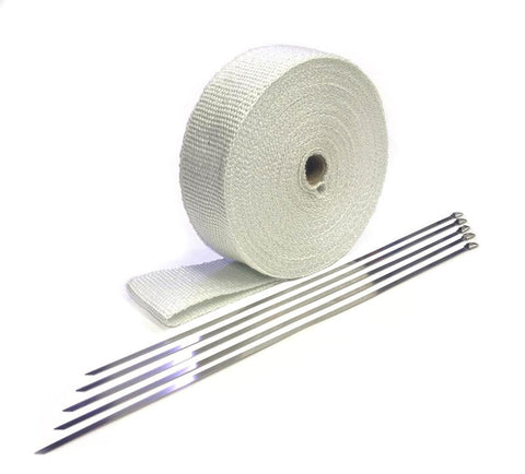 Exhaust Wrap with SS Ties